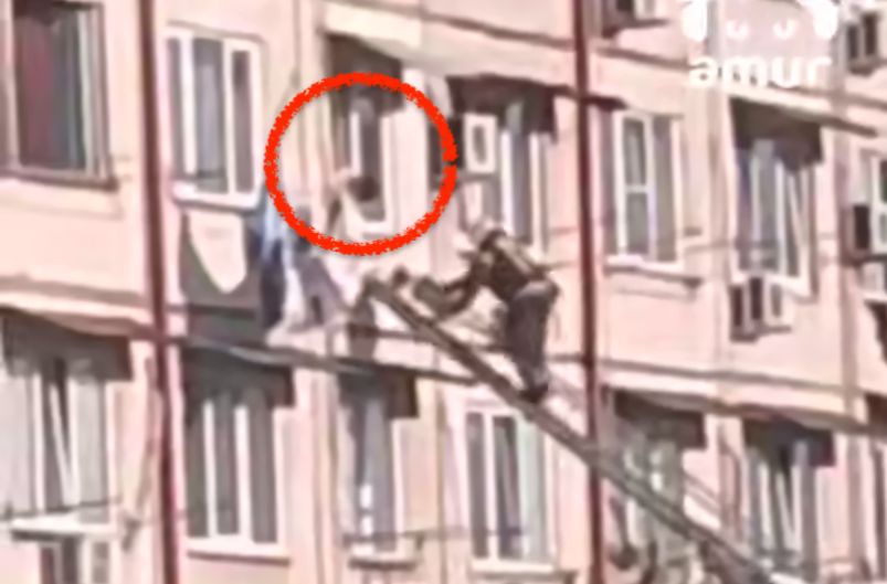 Шокирующий случай в Приморье: мужчина уснул на подоконнике на шестом этаже Шокирующий случай в Приморье: мужчина уснул на подоконнике на шестом этаже