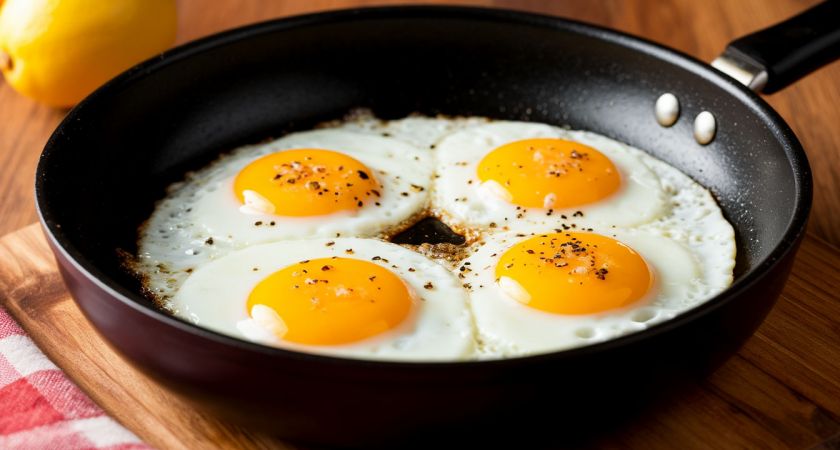 Необычный способ приготовления яичницы: забудьте про масло! Необычный способ приготовления яичницы: забудьте про масло!
