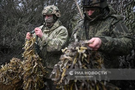 Боевая подготовка снайперской пары 25-й общевойсковой армии группировки войск «Запад»