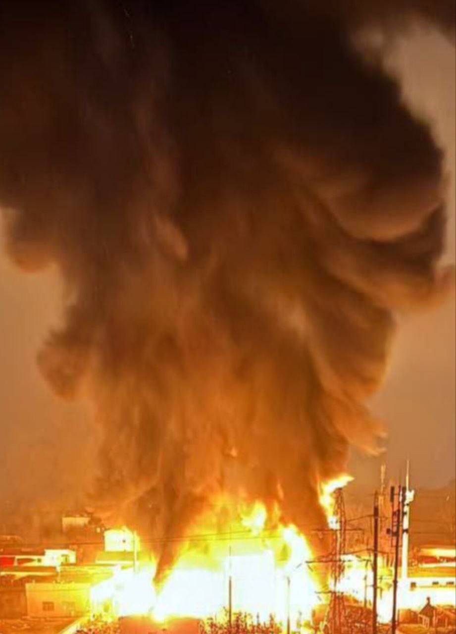 Фото одной из как минимум десяти пораженных прошедшей ночью подстанций в Одессе