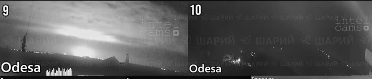 Одесса под массированной атакой российских БПЛА