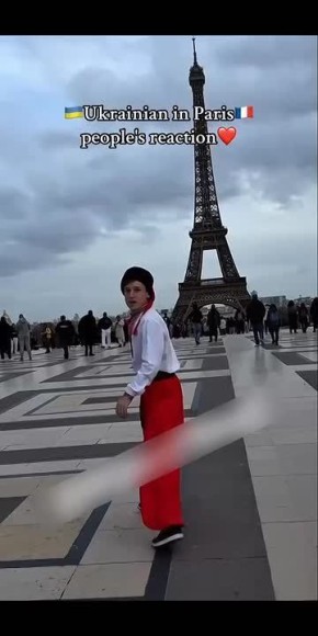 Украиниус обыкновенный и его феерический перформанс в Париже